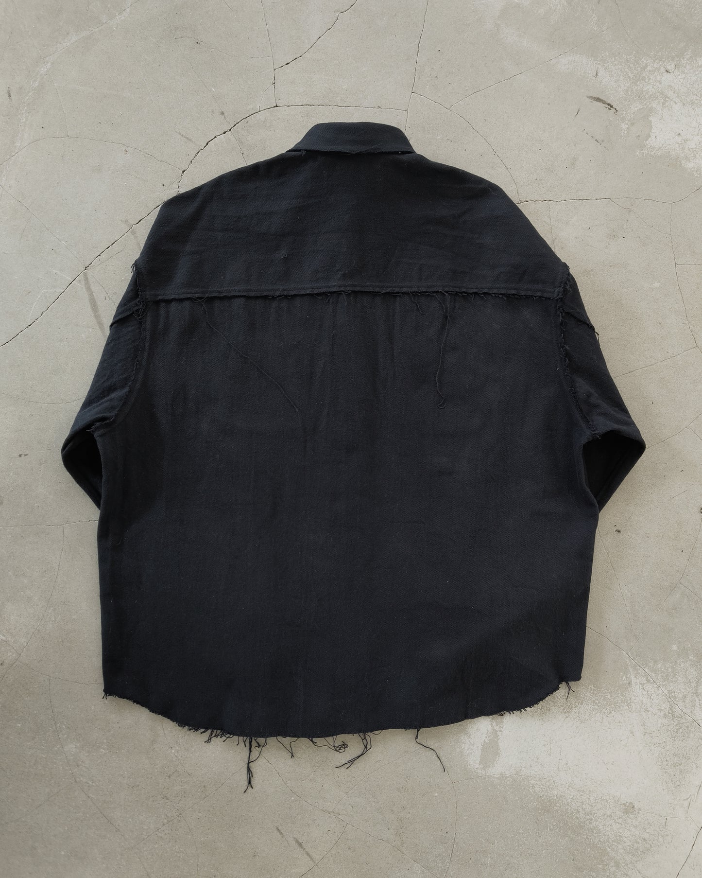 CUTOFF FLANNEL OVER SHIRT