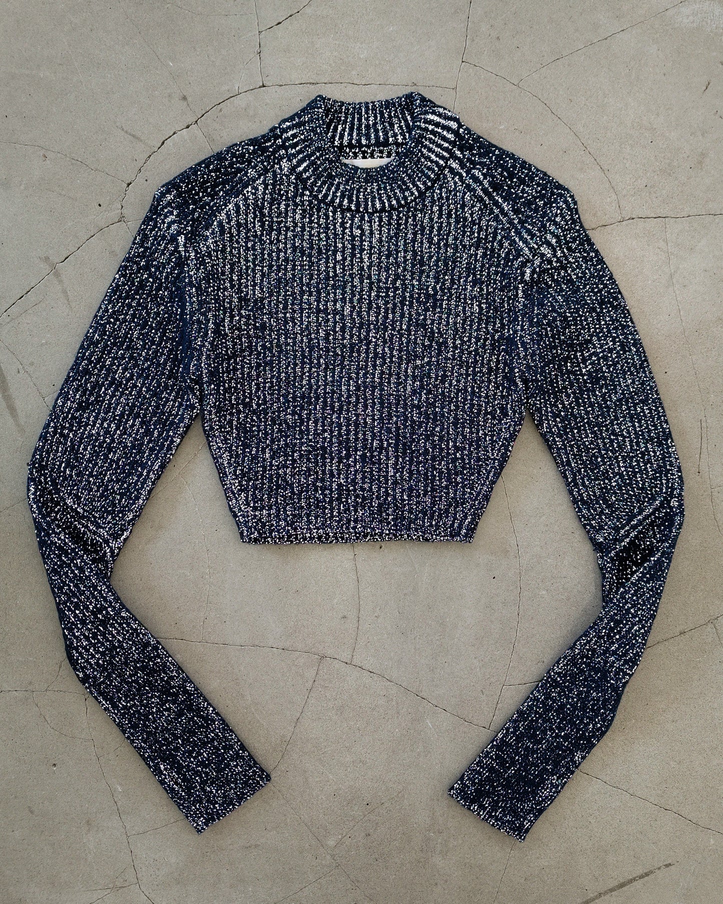 REFLECT RIB CROPPED TOP