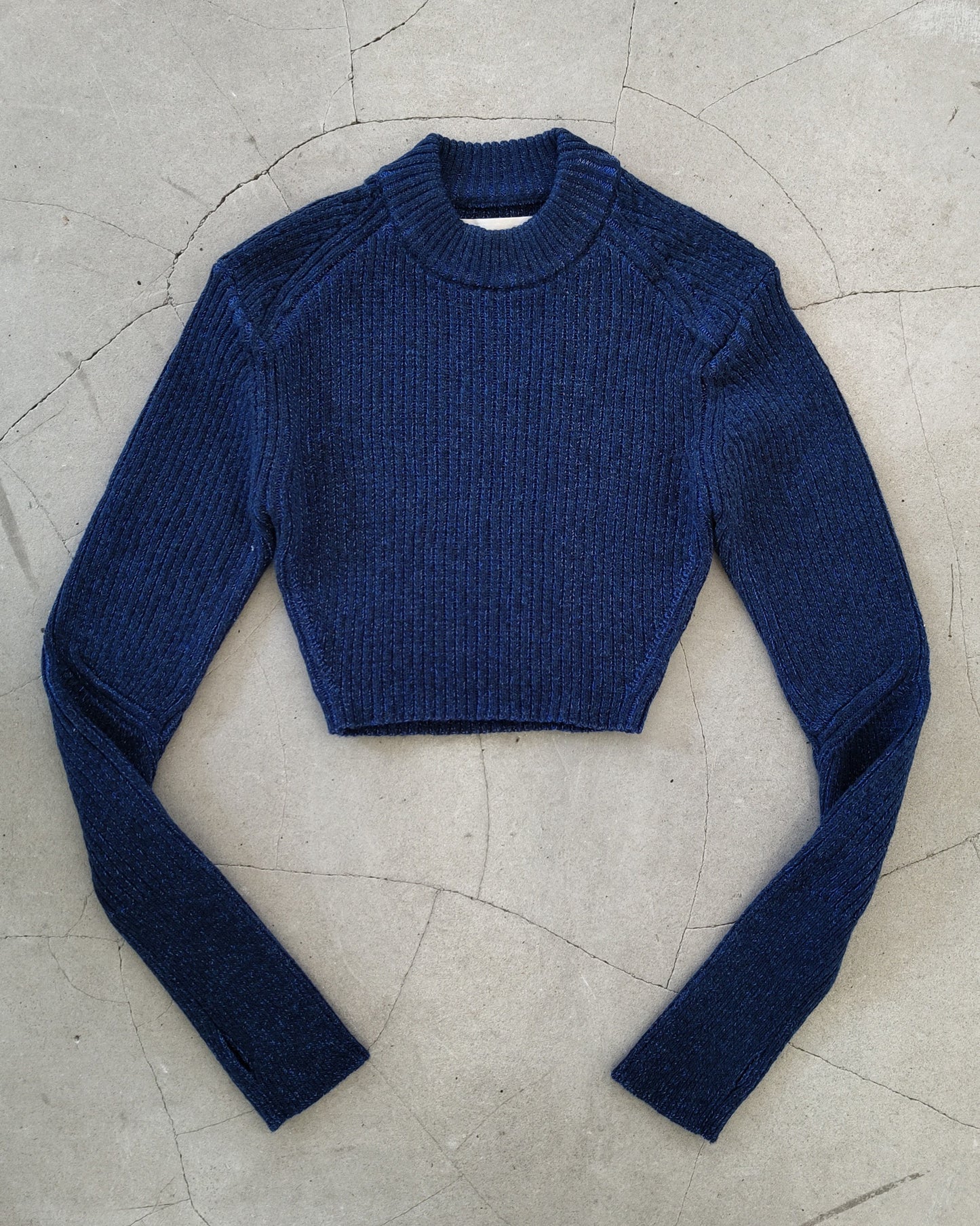 REFLECT RIB CROPPED TOP