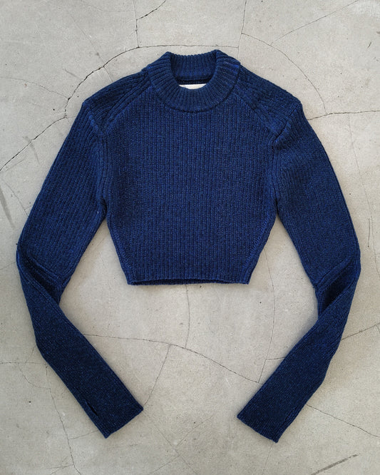 REFLECT RIB CROPPED TOP