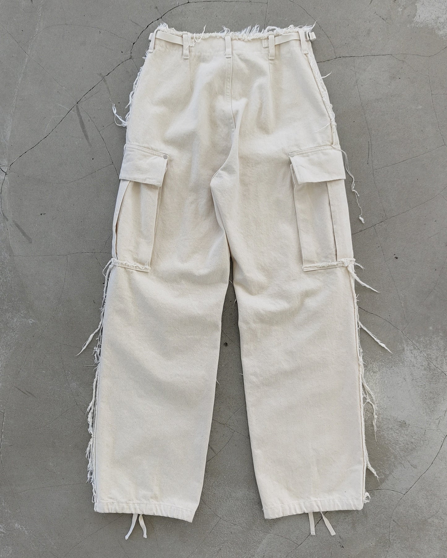 DENIM CARGO PANTS
