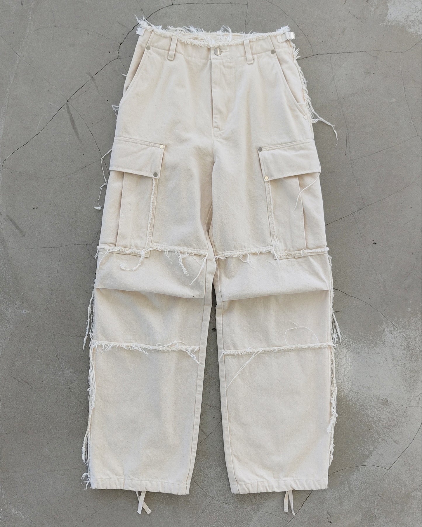 DENIM CARGO PANTS