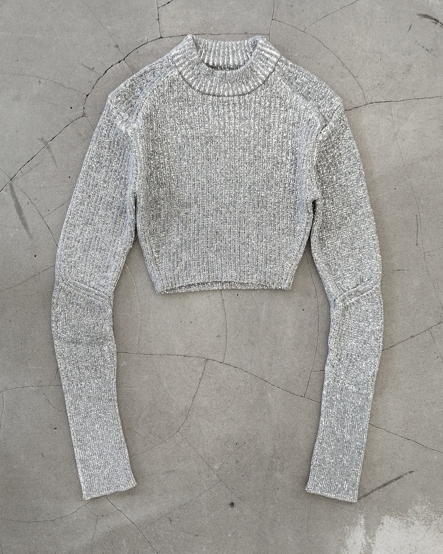 REFLECT RIB CROPPED TOP