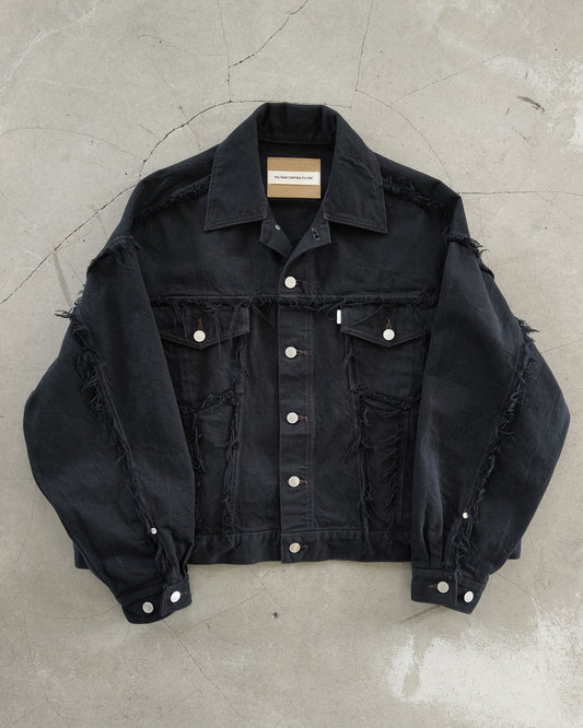 DENIM OVER BLOUSON